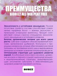 Субстрат BioBizz All-Mix Peat free 50 л